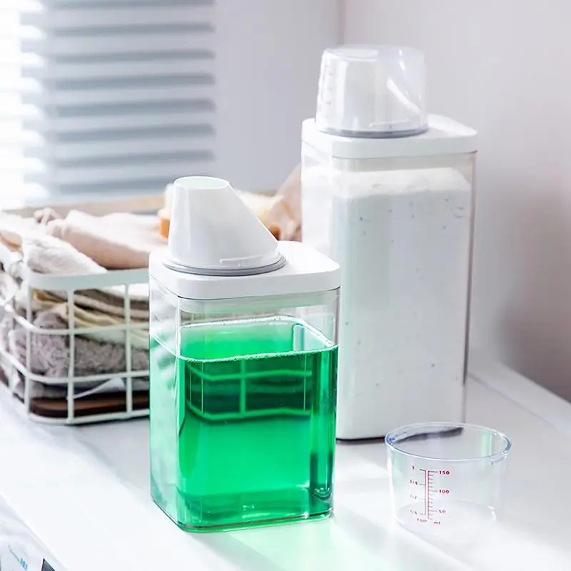 Laundry Detergent Dispenser Plastic Clear Container Laundry Powder Organizer Muti-sizes Laundry Liquid Box for Laundry Room
Laundry Detergent Dispenser Plastic Clear Container Laundry Powder Organizer Muti-sizes Laundry Liquid Box for Laundry Room