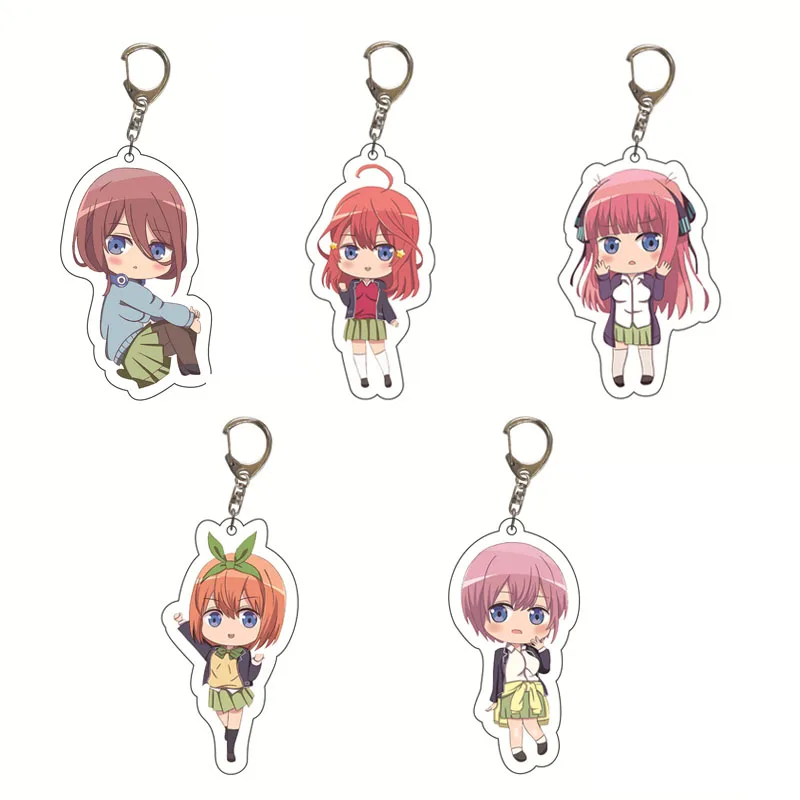 Anime Quintessential Quintuplets Acrylic Keychain Pendant Nakano Ichika Nino Miku Yotsuba Itsuki Cartoon Keyrings Toy Ornament
Anime Quintessential Quintuplets Acrylic Keychain Pendant Nakano Ichika Nino Miku Yotsuba Itsuki Cartoon Keyrings Toy Ornament