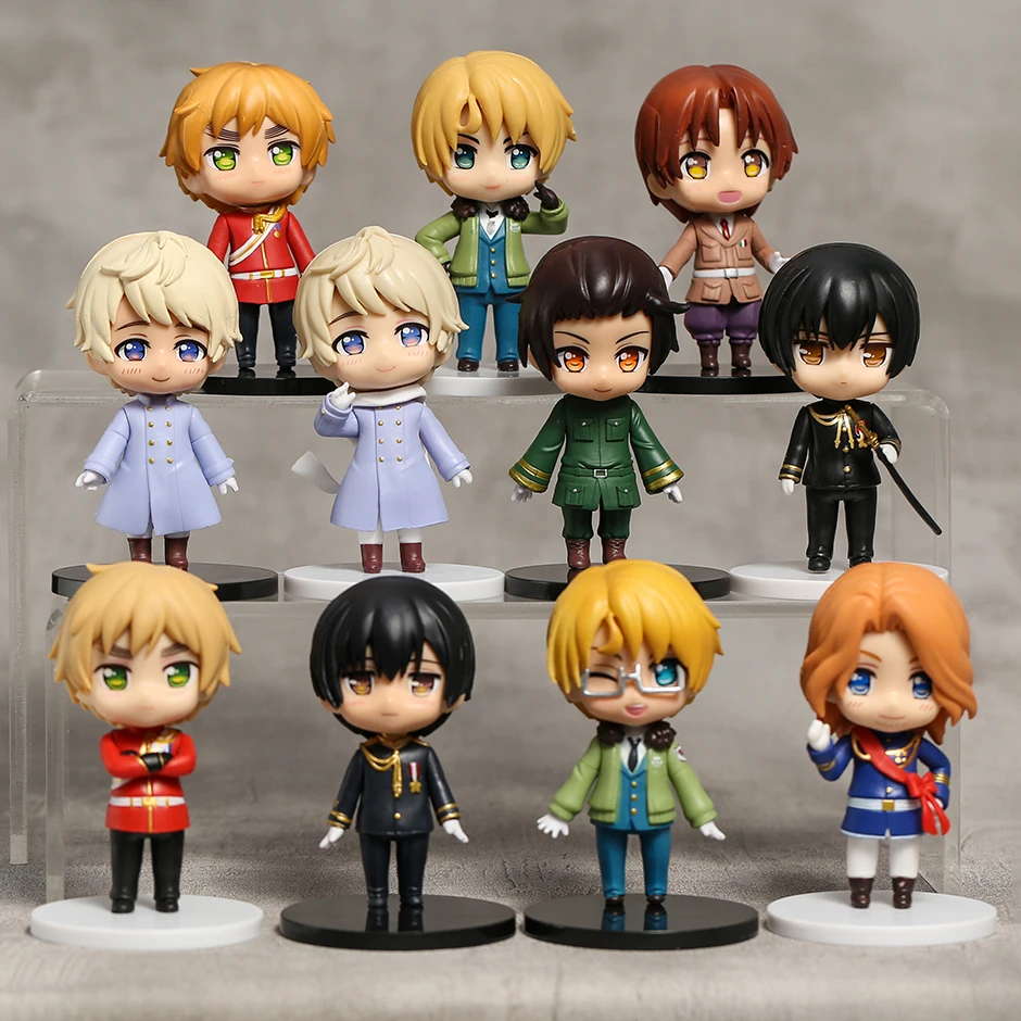 Set Axis powers Ivan Alfred Wang Yao Arthur Feliciano Kiku Honda Figure Toys PVC Cute Mini Model Decoration Dolls
Set Axis powers Ivan Alfred Wang Yao Arthur Feliciano Kiku Honda Figure Toys PVC Cute Mini Model Decoration Dolls
