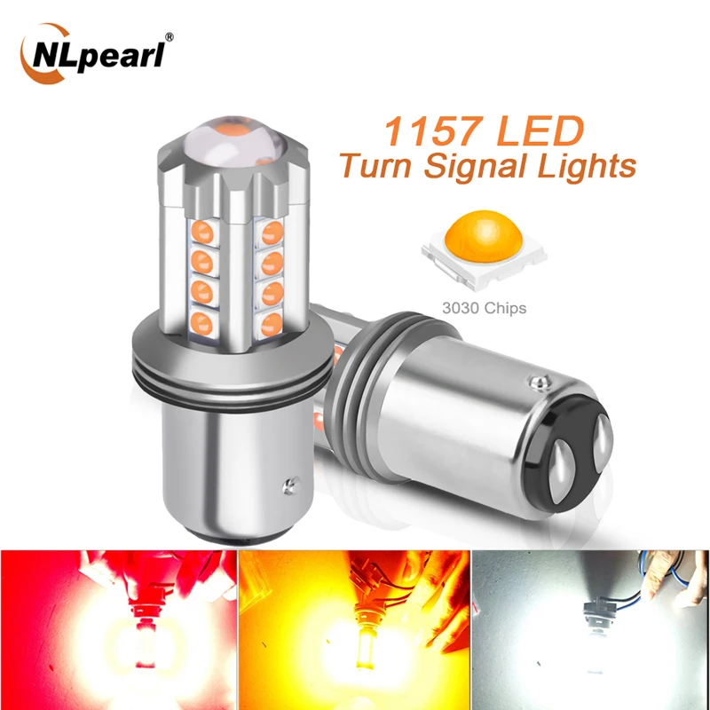 NLpearl 1X 1157 P21/5W BAY15D 1156 BA15S P21W BAU15S PY21W LED Bulbs Car Brake Backup Light 12V 3030SMD Turn Signal Bulbs
NLpearl 1X 1157 P21/5W BAY15D 1156 BA15S P21W BAU15S PY21W LED Bulbs Car Brake Backup Light 12V 3030SMD Turn Signal Bulbs