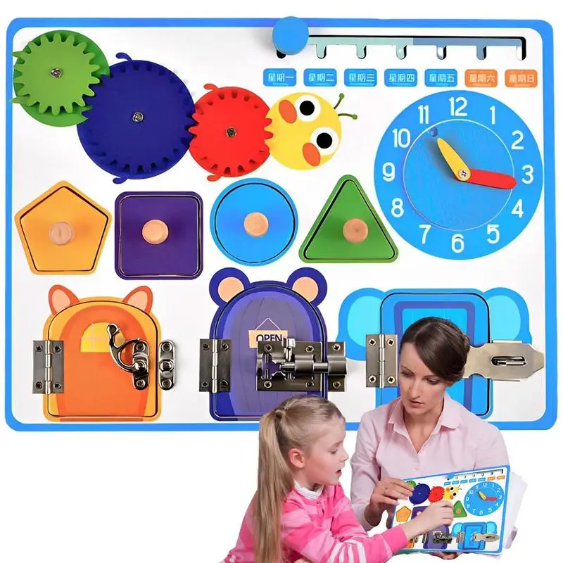 Children Busy Boards Kids Montessori Unlock Door Latch Toy Wooden DIY Accessories Material Early Education Skill Learning Toys
Children Busy Boards Kids Montessori Unlock Door Latch Toy Wooden DIY Accessories Material Early Education Skill Learning Toys