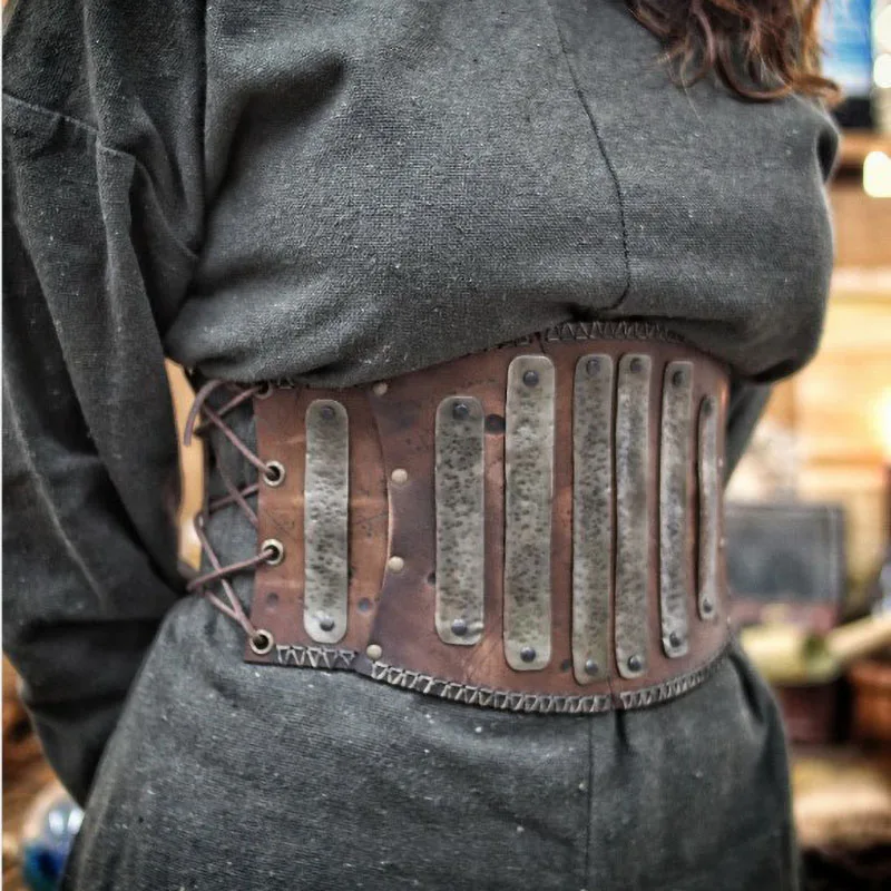 Steampunk Medieval Cosplay Accessory Leather Armor Belt Viking Barbarian Pirate Knight Costume Larp Fancy Props For Women Men
Steampunk Medieval Cosplay Accessory Leather Armor Belt Viking Barbarian Pirate Knight Costume Larp Fancy Props For Women Men
