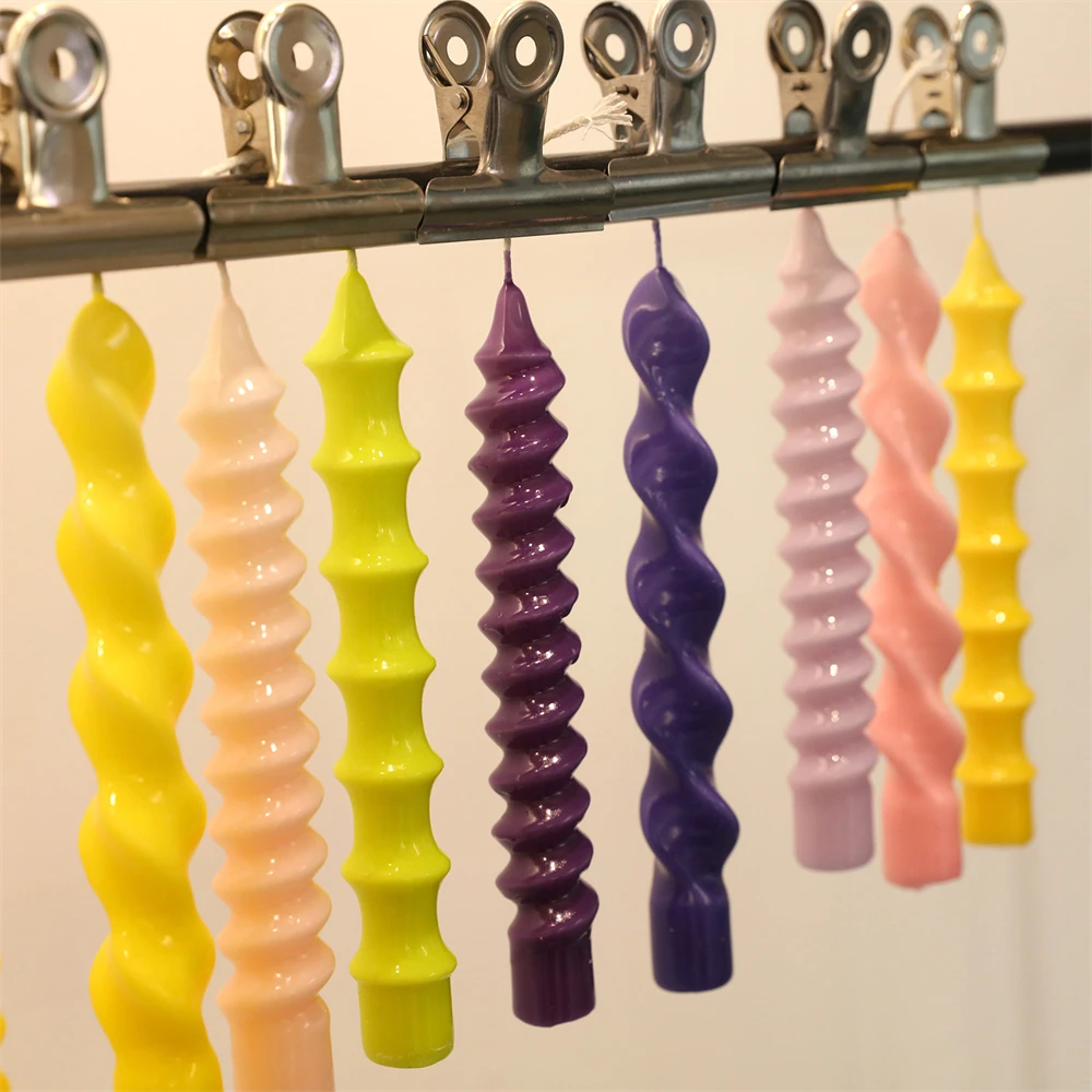 Twisted Spiral Taper Candle Mold DIY Aromatic Candle Silicone Mold Handmade Candle Making Supplies Room Decor
Twisted Spiral Taper Candle Mold DIY Aromatic Candle Silicone Mold Handmade Candle Making Supplies Room Decor