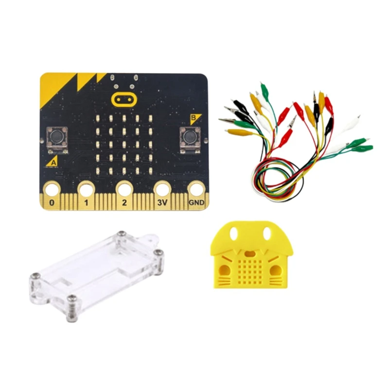 Набор для начинающих BBC Micro:Bit Go с защитным чехлом, зажимами типа «крокодил», набор тестовых выводов, программируемая обучающая макетная плат...
Набор для начинающих BBC Micro:Bit Go с защитным чехлом, зажимами типа «крокодил», набор тестовых выводов, программируемая обучающая макетная плат...