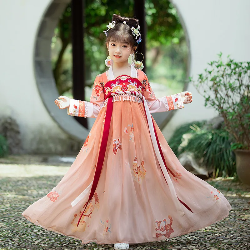 New Ancient Hanfu Girls Oriental Chinese Costume Kids Traditional Vintage Dress Children Fairy Princess Performance Dresses
New Ancient Hanfu Girls Oriental Chinese Costume Kids Traditional Vintage Dress Children Fairy Princess Performance Dresses