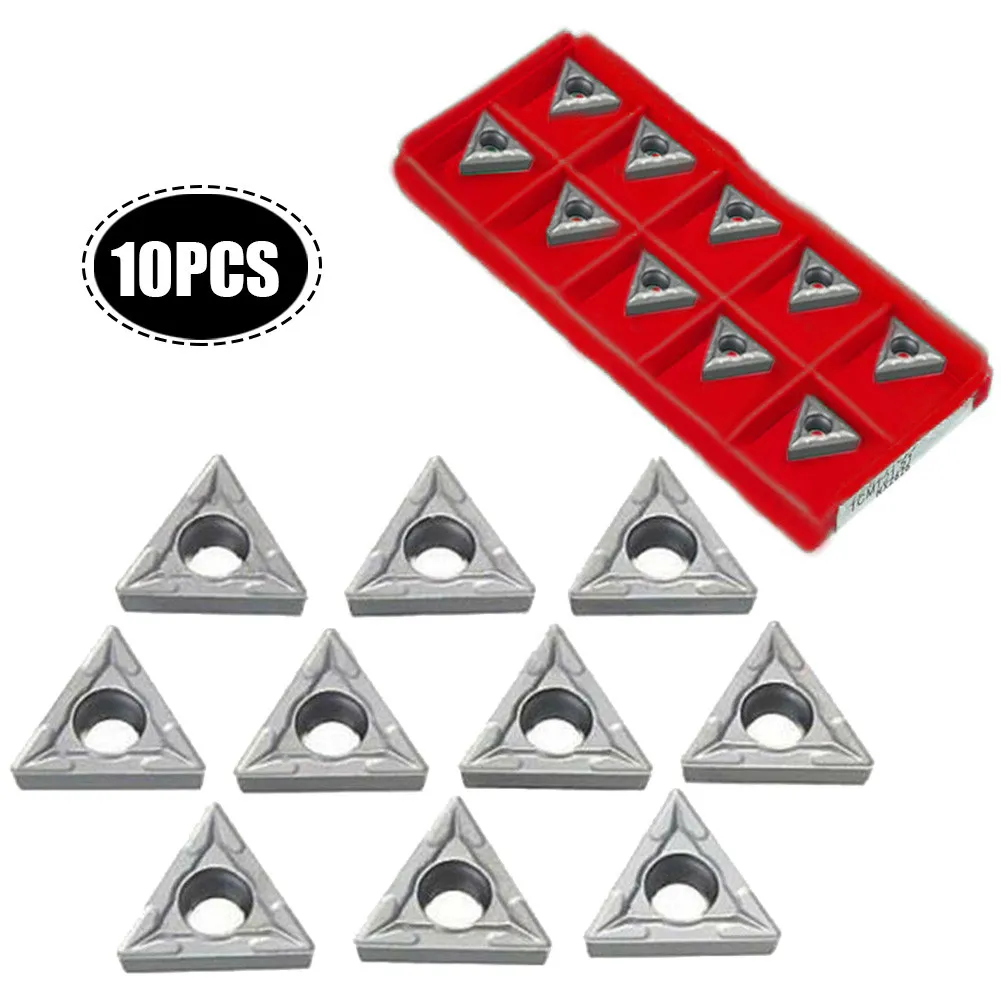 TCMT110204 VP15TF Carbide Inserts TCMT21.51 Cutter For Steel High Precision Lathe Processing Triangular Turning
TCMT110204 VP15TF Carbide Inserts TCMT21.51 Cutter For Steel High Precision Lathe Processing Triangular Turning