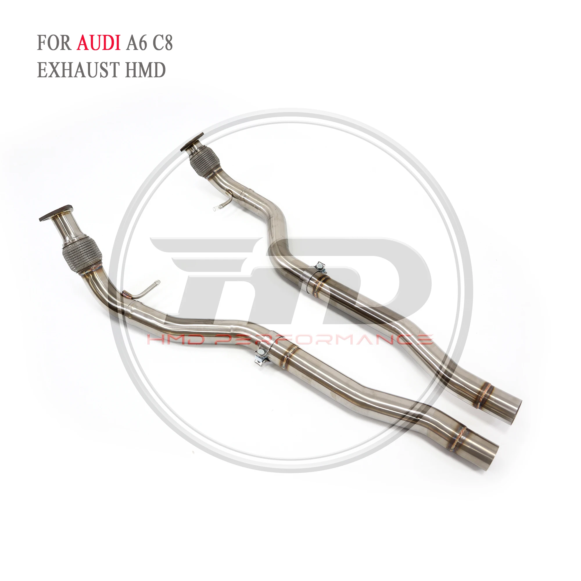 Выхлопная труба HMD для Audi A6 C8 Upgrade RS6, передняя выхлопная труба из нержавеющей стали, 70 мм
Выхлопная труба HMD для Audi A6 C8 Upgrade RS6, передняя выхлопная труба из нержавеющей стали, 70 мм