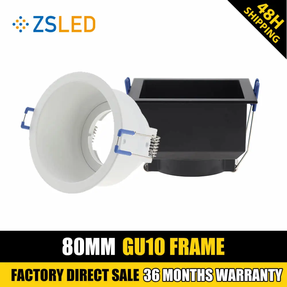 Free Shipping Zinc Alloy Round Retrofit LED Downlight Housing Parts GU10 Spot Light Fixtures 80mm Cut Hole
Free Shipping Zinc Alloy Round Retrofit LED Downlight Housing Parts GU10 Spot Light Fixtures 80mm Cut Hole