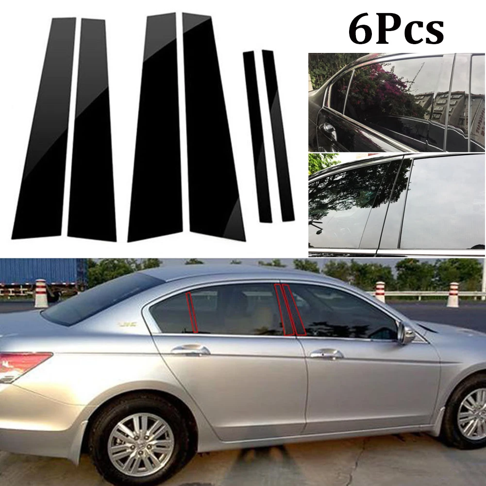 6Pcs Black Mirror Effect Car Window Pillar Posts Cover Trim For Honda Accord 2008-2013 Middle BC Column Car Sticker
6Pcs Black Mirror Effect Car Window Pillar Posts Cover Trim For Honda Accord 2008-2013 Middle BC Column Car Sticker