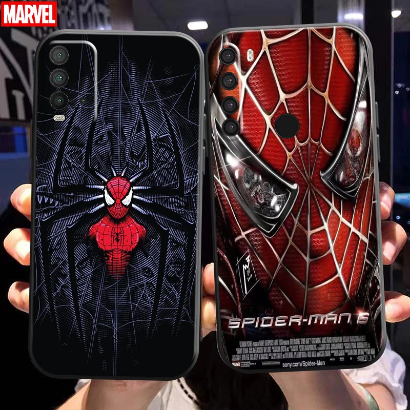 Marvel Spiderman For Xiaomi Redmi Note 10 10S 9 9S 9T 5G 8 8T 7 Pro Redmi 10 9 9T 9AT 9C 8 8A Phone Case Soft Back
Marvel Spiderman For Xiaomi Redmi Note 10 10S 9 9S 9T 5G 8 8T 7 Pro Redmi 10 9 9T 9AT 9C 8 8A Phone Case Soft Back