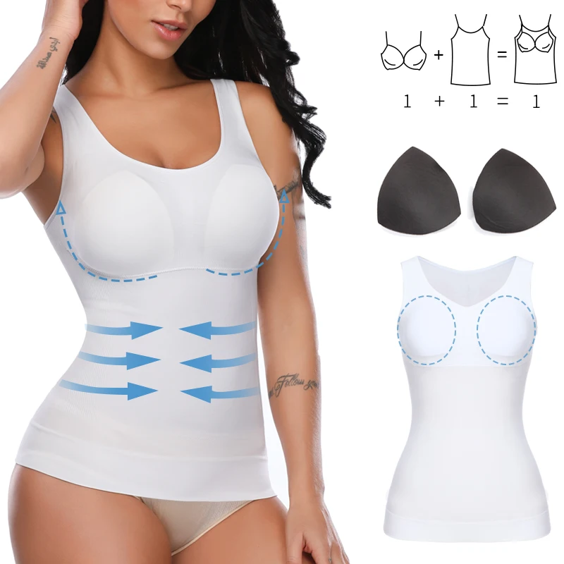Trainer Padded Shaper Slim Tank Shapers Vest Waist Woman Compression Shaperwear Camisole Corset Body Tops Control Slimming Tummy
Trainer Padded Shaper Slim Tank Shapers Vest Waist Woman Compression Shaperwear Camisole Corset Body Tops Control Slimming Tummy