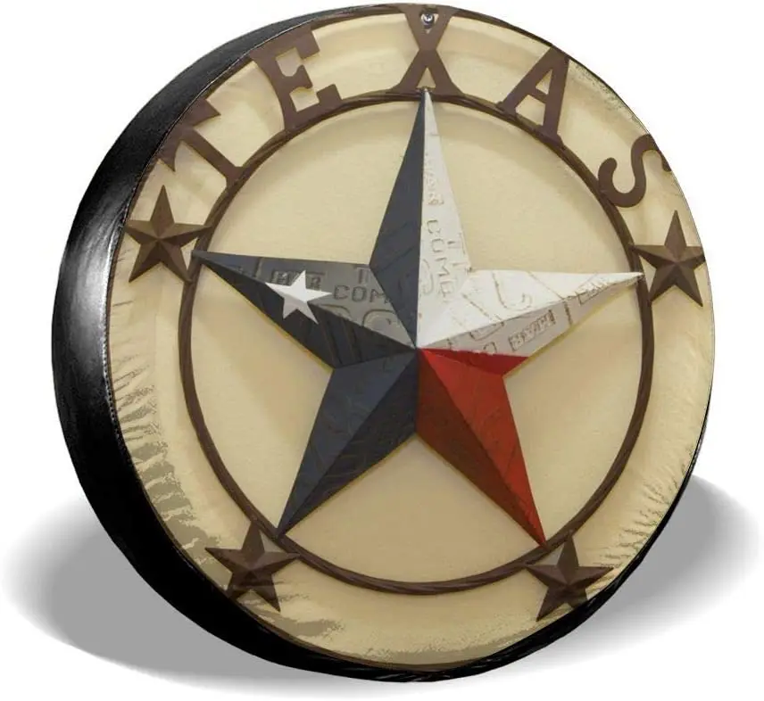 Чехол для запасной шины Western Texas Stars, полиэстеровый водонепроницаемый универсальный, подходит для трейлеров, домов на колесах, джипов, жилых прицепов и автомобилей, 15 дюймов
Чехол для запасной шины Western Texas Stars, полиэстеровый водонепроницаемый универсальный, подходит для трейлеров, домов на колесах, джипов, жилых прицепов и автомобилей, 15 дюймов