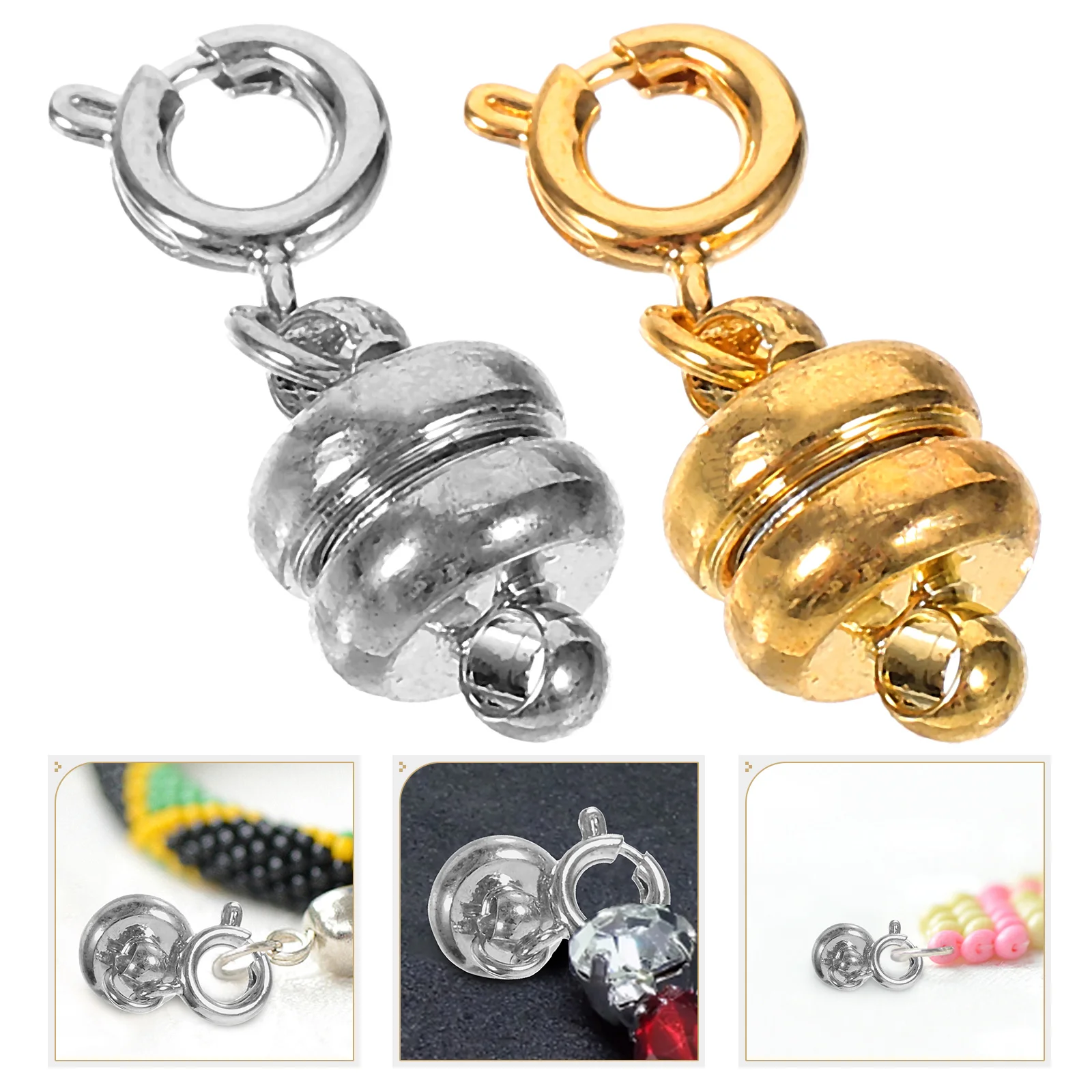 4 Pcs Choker Necklace DIY Magnetic Clasp Bracelets Jewelry Clasps Combination Copper Closures Accessory Buckles
4 Pcs Choker Necklace DIY Magnetic Clasp Bracelets Jewelry Clasps Combination Copper Closures Accessory Buckles