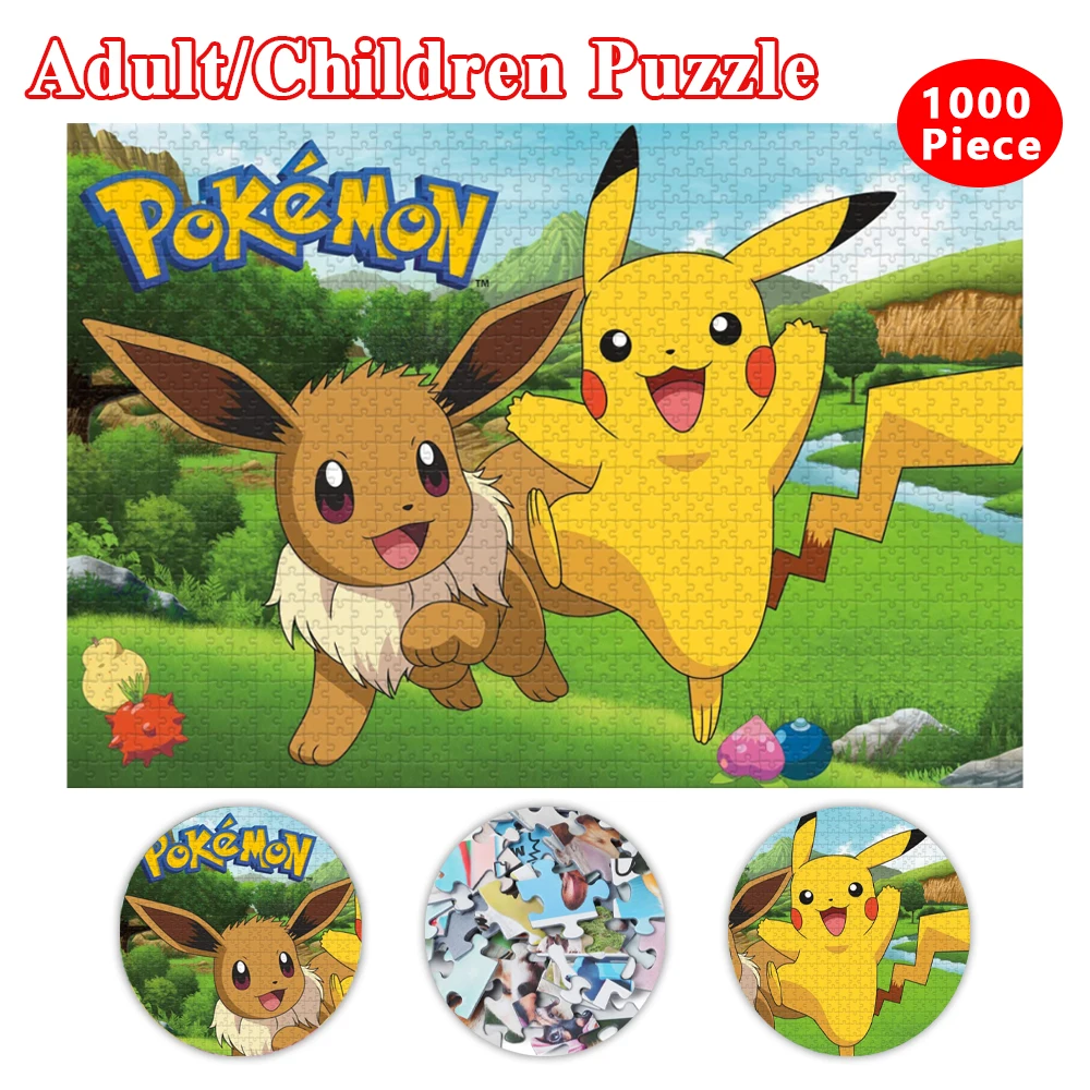 Pokemon 1000Pcs Creative Diy Cardboard Wooden Puzzle Pikachu Model Assembled Jigsaw Puzzle Toys for Kids Birthday Gifts
Pokemon 1000Pcs Creative Diy Cardboard Wooden Puzzle Pikachu Model Assembled Jigsaw Puzzle Toys for Kids Birthday Gifts