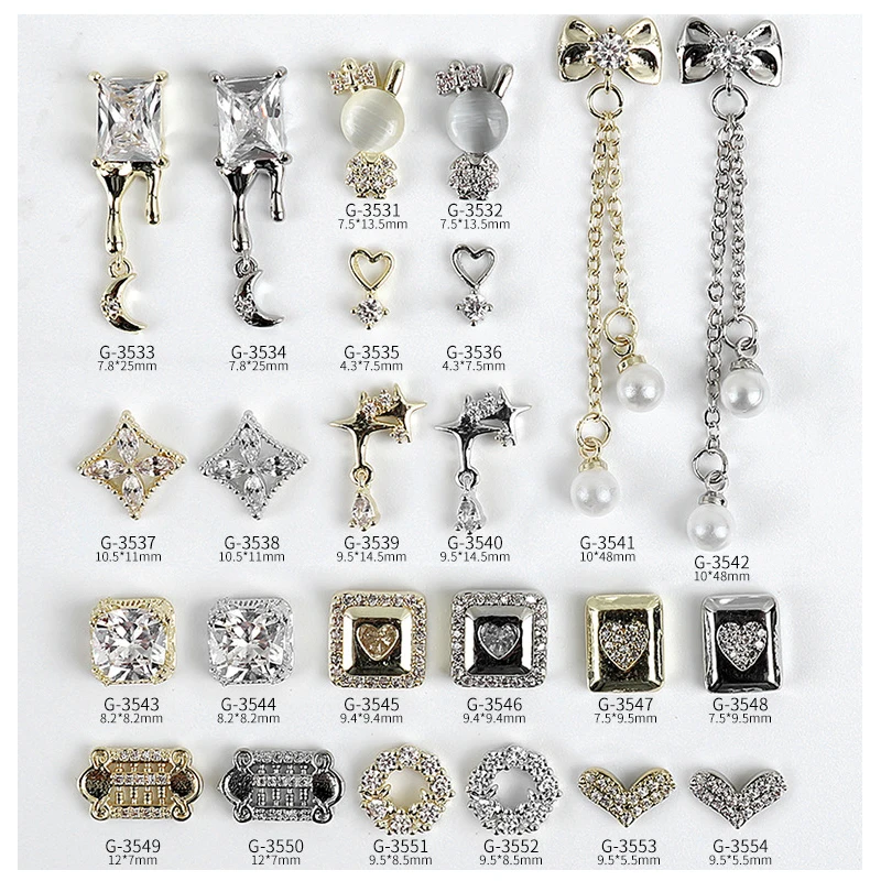 3pcs Nail Zircon Decorations Rhinestone Inlaid Rabbit Wreath Heart Square Chain Bow Alloy For Nail Manicure Beauty
3pcs Nail Zircon Decorations Rhinestone Inlaid Rabbit Wreath Heart Square Chain Bow Alloy For Nail Manicure Beauty