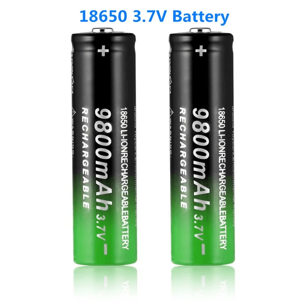 3.7V 18650 9800mAh Rechargeable Battery High Capacity Li-ion Rechargeable Battery For Flashlight Torch headlamp Battery
3.7V 18650 9800mAh Rechargeable Battery High Capacity Li-ion Rechargeable Battery For Flashlight Torch headlamp Battery