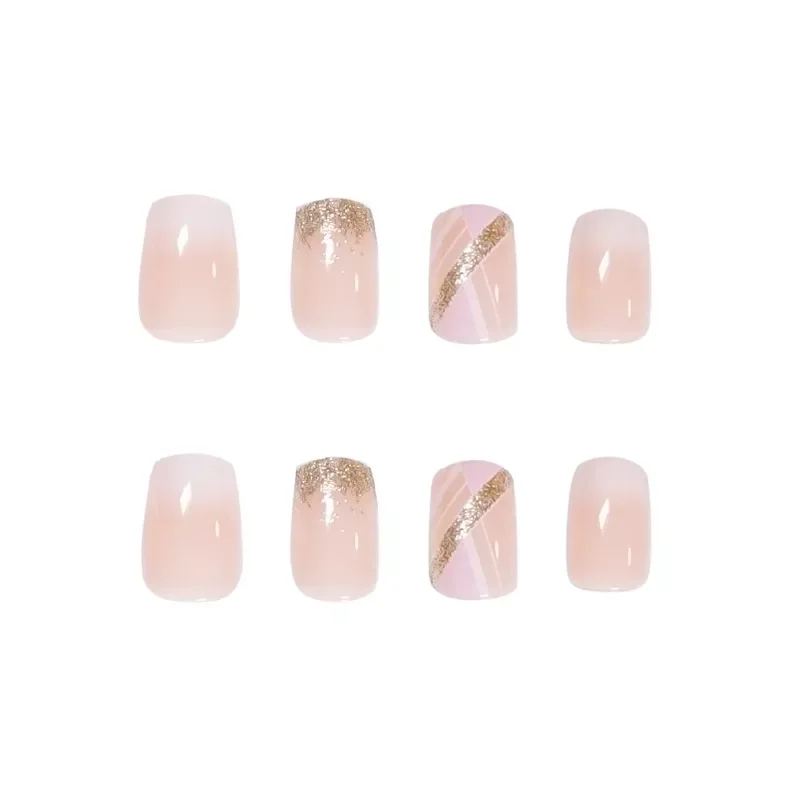 Short False Nails Coffin nude pink design Artificial Ballerina Fake Nails With Glue Full Cover Nail Tips Press On Nails
Short False Nails Coffin nude pink design Artificial Ballerina Fake Nails With Glue Full Cover Nail Tips Press On Nails