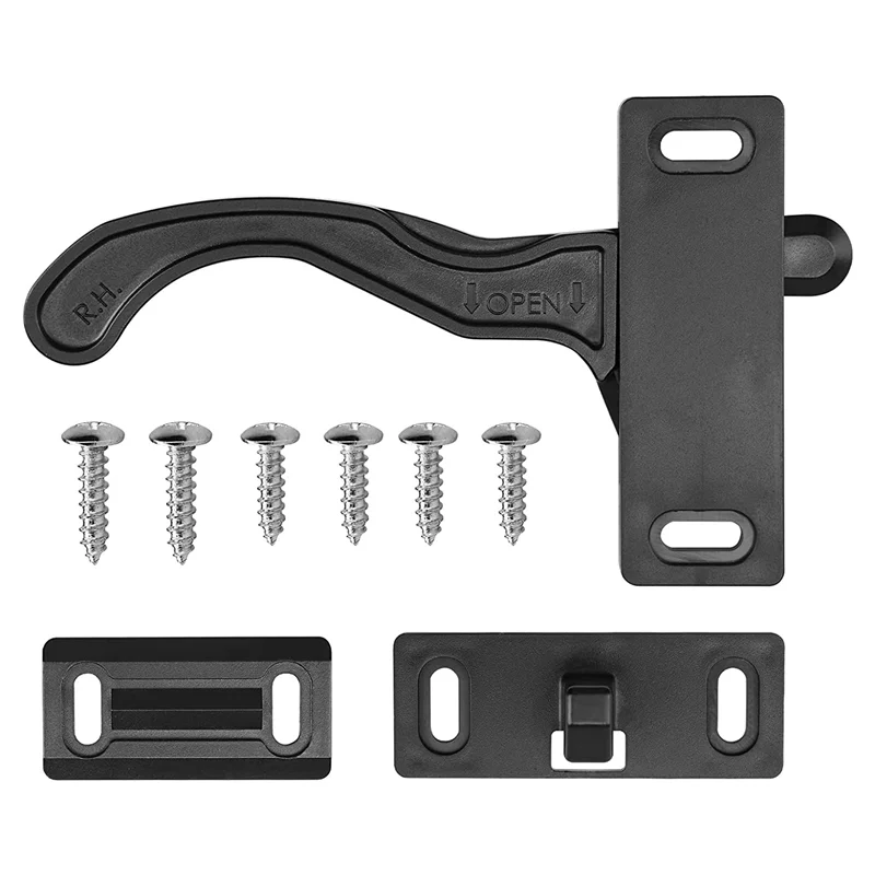 Дверная защелка для домов на колесах, комплект правой ручки для автофургона, домов на колесах, грузового прицепа, трейлера, кемпера
Дверная защелка для домов на колесах, комплект правой ручки для автофургона, домов на колесах, грузового прицепа, трейлера, кемпера