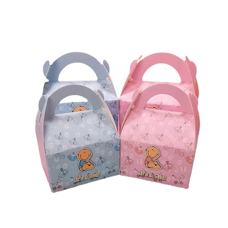 Blue & Pink boy girl Gift Boxes Chocolate Candy packaging Gift Bag with handles for Baby Shower Birthday Party Decoration
Blue & Pink boy girl Gift Boxes Chocolate Candy packaging Gift Bag with handles for Baby Shower Birthday Party Decoration