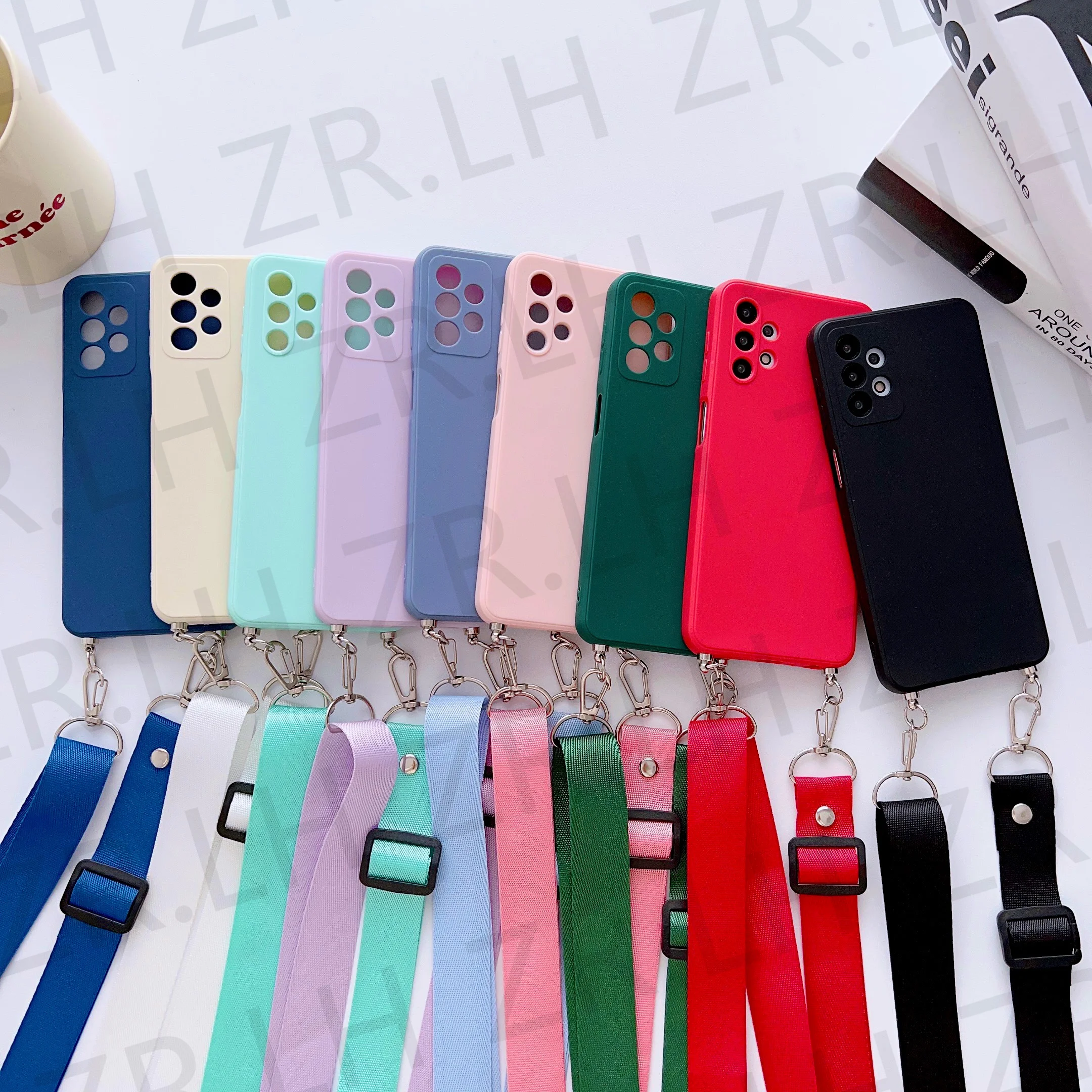 Crossbody Lanyard Necklace Soft Silicone Case For Samsung Galaxy S23 S22 S21 Ultra A53 A52 A51 A71 A13 Cord Strap Chain Cover
Crossbody Lanyard Necklace Soft Silicone Case For Samsung Galaxy S23 S22 S21 Ultra A53 A52 A51 A71 A13 Cord Strap Chain Cover
