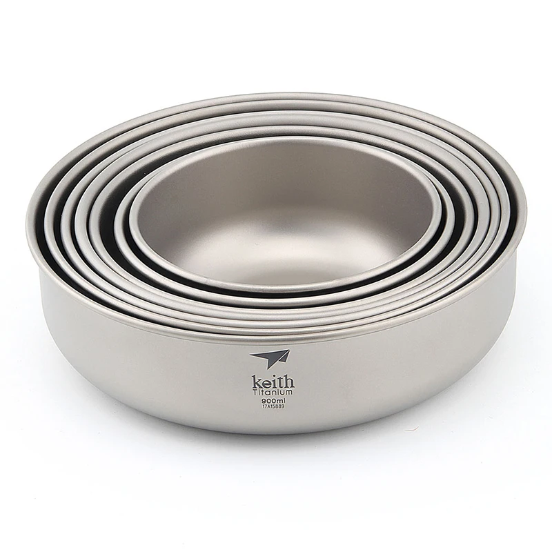 Titanium Salad Bowls (Set of 7) Healthy Bacteriostatic Storage Tableware Soup Bowls Portable Camping Travel Flatware Ti5375
Titanium Salad Bowls (Set of 7) Healthy Bacteriostatic Storage Tableware Soup Bowls Portable Camping Travel Flatware Ti5375