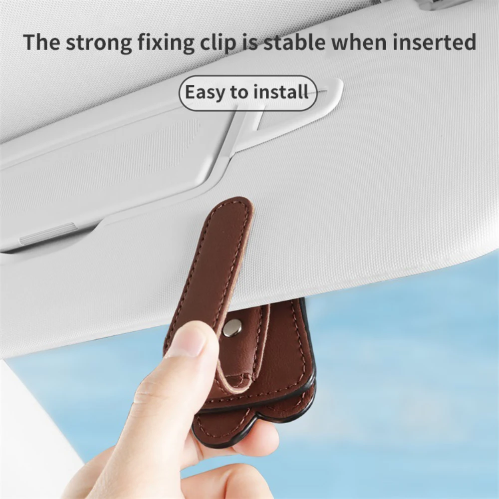 Auto Sun Visor Glasses Holder Magnetic Portable Car Sunshade Glasses Case Bill Card Id Clip Multi-function Glasses Storage Clip
Auto Sun Visor Glasses Holder Magnetic Portable Car Sunshade Glasses Case Bill Card Id Clip Multi-function Glasses Storage Clip