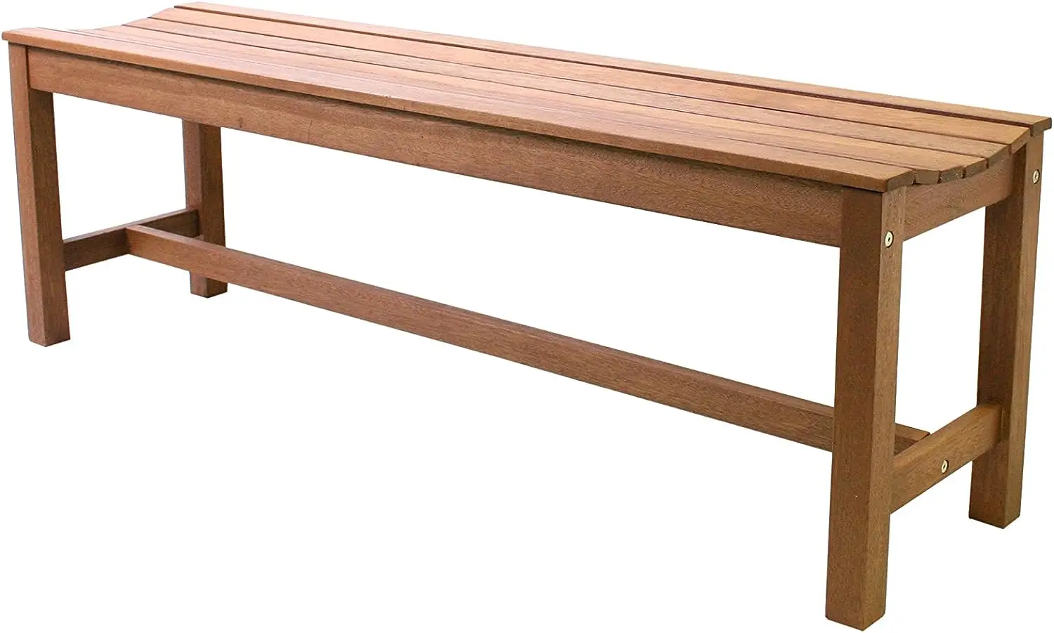 3 Person Backless Eucalyptus Bench 
3 Person Backless Eucalyptus Bench