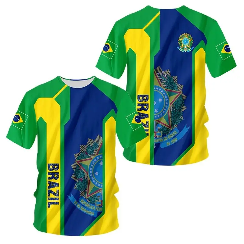 Cotton Brazil Flag 2022 3d T-shirts Camisetas T Shirt Y2k Clothes T Shirt For Men Men's Clothing Qatar Players Summer Top Tee
Cotton Brazil Flag 2022 3d T-shirts Camisetas T Shirt Y2k Clothes T Shirt For Men Men's Clothing Qatar Players Summer Top Tee