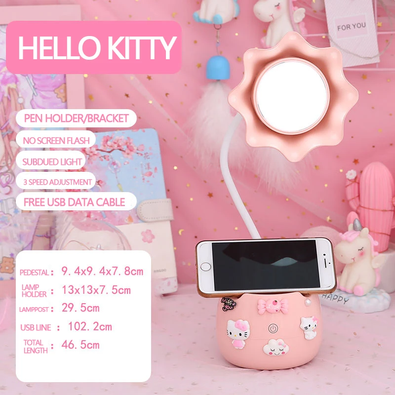 Kawaii Sanrio Hello Kitty Little Twinstars Anime Figure Ins Wind Led Desk Lamp Usb Powered Multi-Speed Adjustment Christmas Gift
Kawaii Sanrio Hello Kitty Little Twinstars Anime Figure Ins Wind Led Desk Lamp Usb Powered Multi-Speed Adjustment Christmas Gift