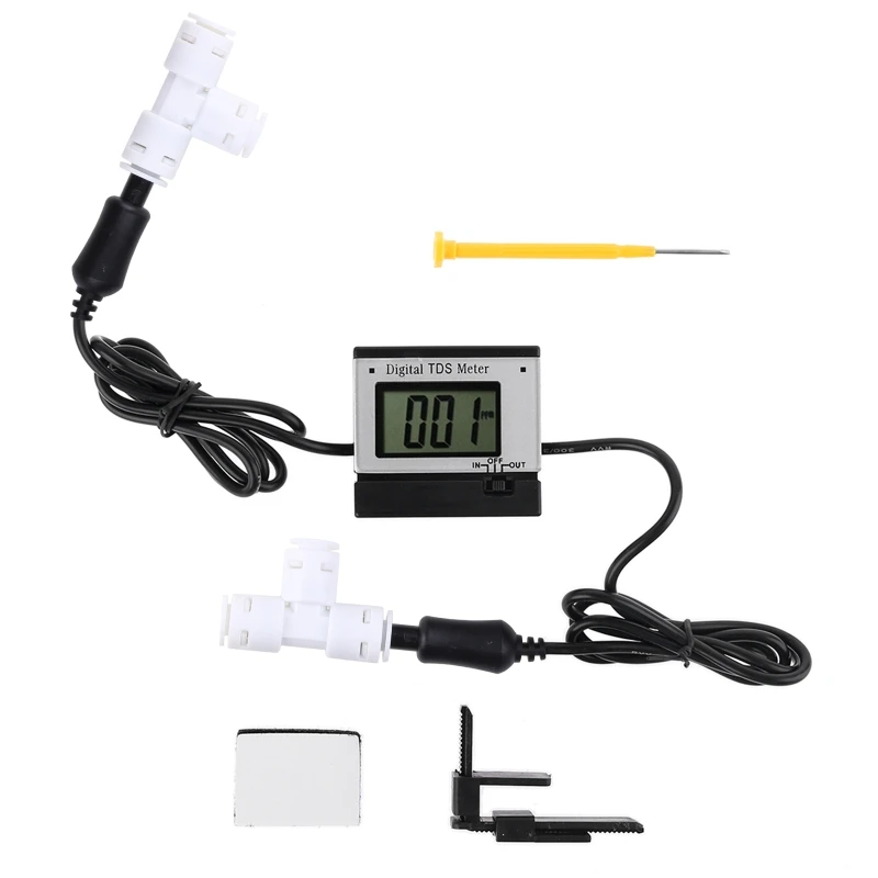 G5AB Digital TDS Meter 0-1999PPM Water Quality Monitor Tester Dual Way High Level Probe 1mg/L PPM Accuracy +/-2%
G5AB Digital TDS Meter 0-1999PPM Water Quality Monitor Tester Dual Way High Level Probe 1mg/L PPM Accuracy +/-2%