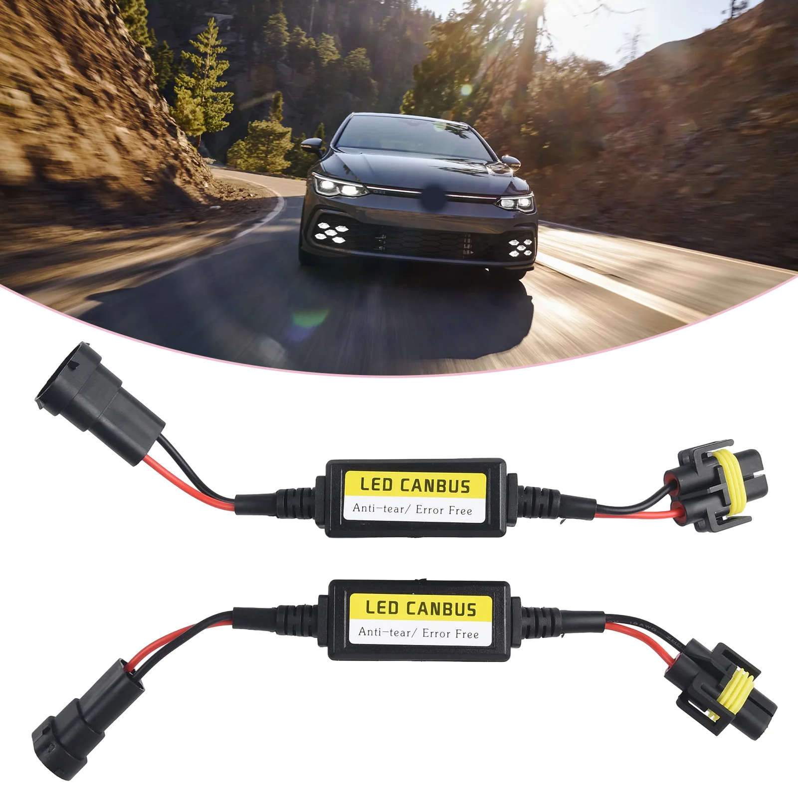 2pcs LED H11 Headlight Canbus Error Free Anti Flicker Resistor Canceller Decoder Universal Lamp-decoder Waterproof Plug And Play
2pcs LED H11 Headlight Canbus Error Free Anti Flicker Resistor Canceller Decoder Universal Lamp-decoder Waterproof Plug And Play