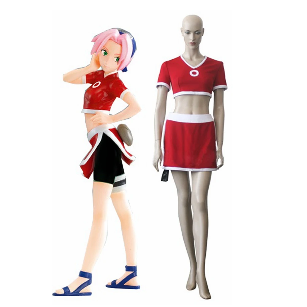 Unisex Anime Cos Haruno Sakura Cosplay Costumes Outfit Halloween Christmas Uniform Custom Size
Unisex Anime Cos Haruno Sakura Cosplay Costumes Outfit Halloween Christmas Uniform Custom Size