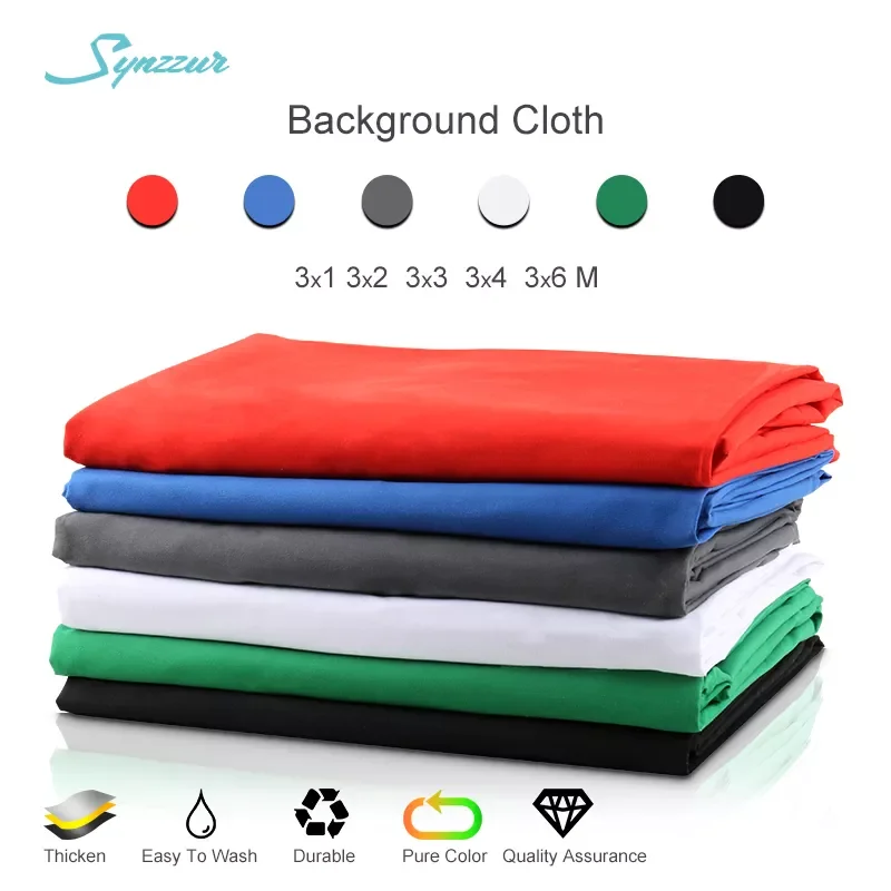 3X1/2/3/4/6M Photography Backdrops Polyester Cotton Photo Studio Backdrop Green Screen Chromakey Photo Shoot Background 6 Colors
3X1/2/3/4/6M Photography Backdrops Polyester Cotton Photo Studio Backdrop Green Screen Chromakey Photo Shoot Background 6 Colors