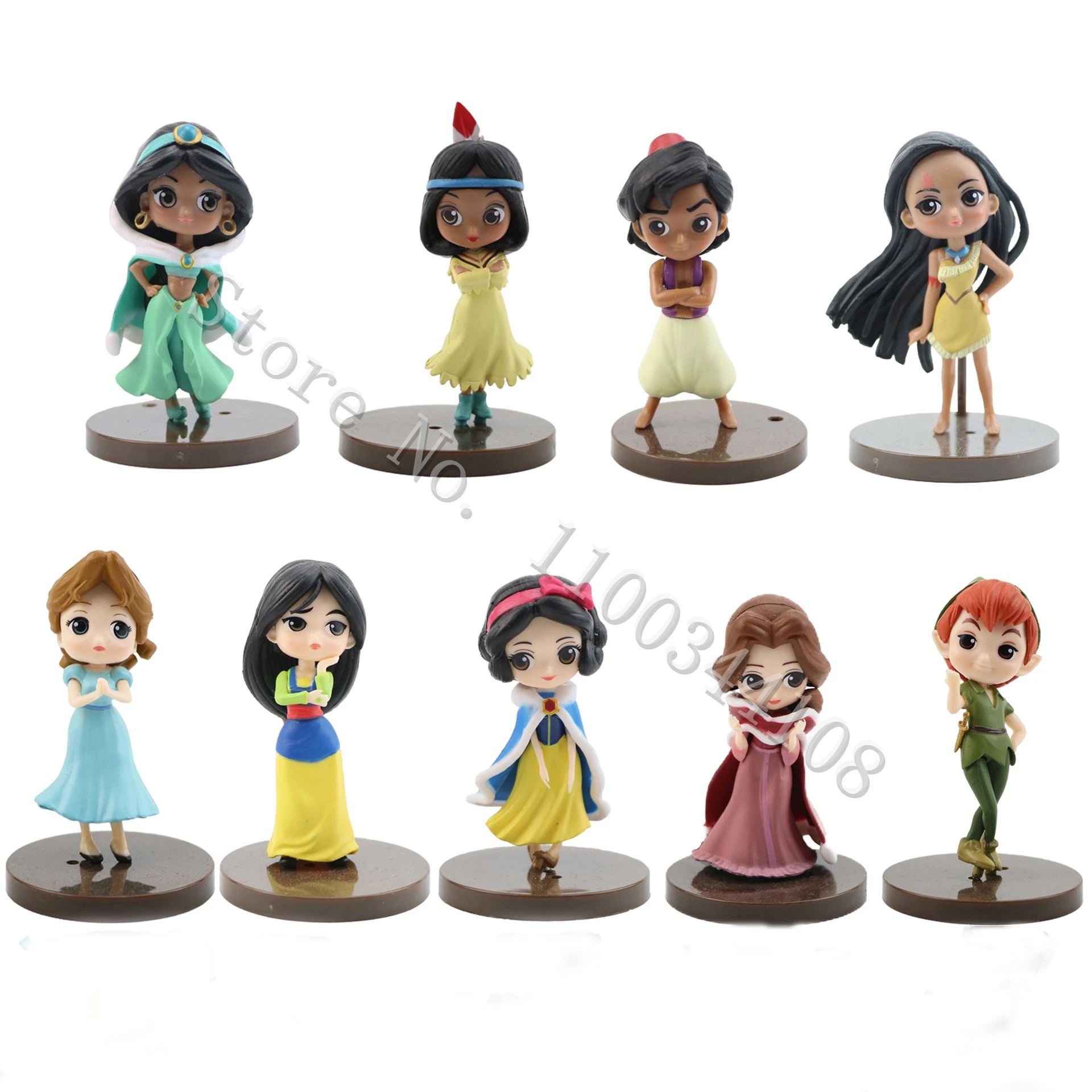 Disney Princess Cartoon Model Doll Mulan Snow White Princess Jasmine Bell Figures Girls Gifts Garage Kit Cake Decor Ornament
Disney Princess Cartoon Model Doll Mulan Snow White Princess Jasmine Bell Figures Girls Gifts Garage Kit Cake Decor Ornament