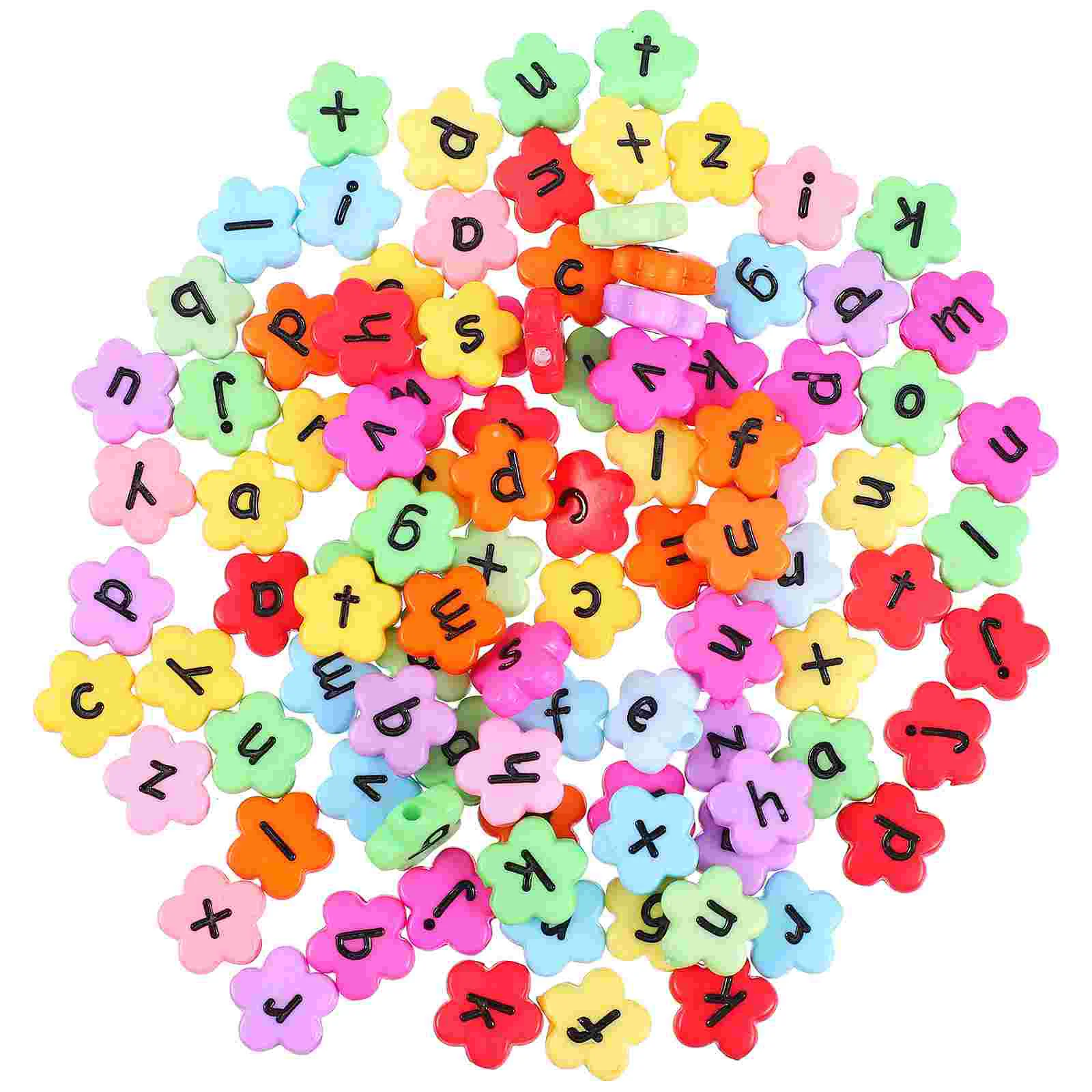200 Pcs DIY Beads Letter Pendant Necklace Color Flower Shape Acrylic Spacer Loose
200 Pcs DIY Beads Letter Pendant Necklace Color Flower Shape Acrylic Spacer Loose