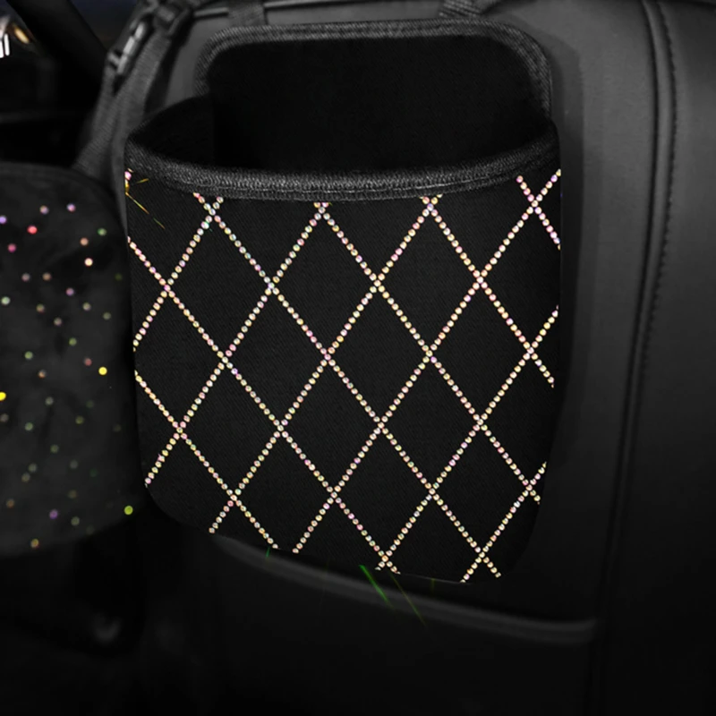Diamond Lattice Hanging Bag Inter-seat Storage Organiser Mesh Pocket Seat Back Storage Bag Middle Rear Hanging Bag
Diamond Lattice Hanging Bag Inter-seat Storage Organiser Mesh Pocket Seat Back Storage Bag Middle Rear Hanging Bag