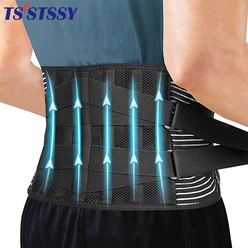 Adjustable Back Support Belt with 6 Stays Lower Back Pain Relief Strap Breathable Lumbar Support for Gym Sciatica Herniated Disc
Adjustable Back Support Belt with 6 Stays Lower Back Pain Relief Strap Breathable Lumbar Support for Gym Sciatica Herniated Disc