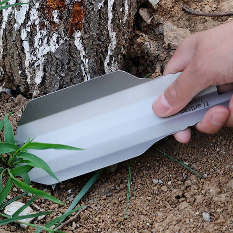 Pure Titanium Ultralight Backpacking Potty Trowel Outdoor Compact Poop Shovel
Pure Titanium Ultralight Backpacking Potty Trowel Outdoor Compact Poop Shovel