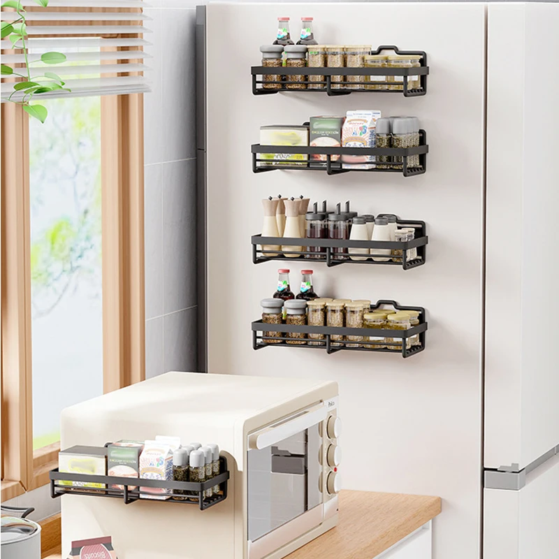 2/4Pcs/Set Kitchen Magnetic Refrigerator Shelf Spice Bottle Coffee Capsule Milk Storage Shelf Bedroom Bathroom Clutter Rack 
2/4Pcs/Set Kitchen Magnetic Refrigerator Shelf Spice Bottle Coffee Capsule Milk Storage Shelf Bedroom Bathroom Clutter Rack