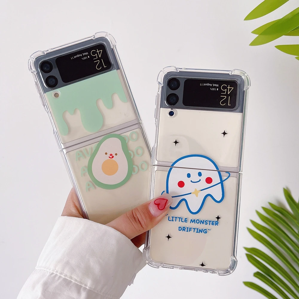 For Samsung Galaxy Z Flip 3 Cute Cartoon Avocado Case for Samsung Galaxy ZFlip 3 ZFlip3 Z flip3 Bear Transparent Soft TPU Cover
For Samsung Galaxy Z Flip 3 Cute Cartoon Avocado Case for Samsung Galaxy ZFlip 3 ZFlip3 Z flip3 Bear Transparent Soft TPU Cover