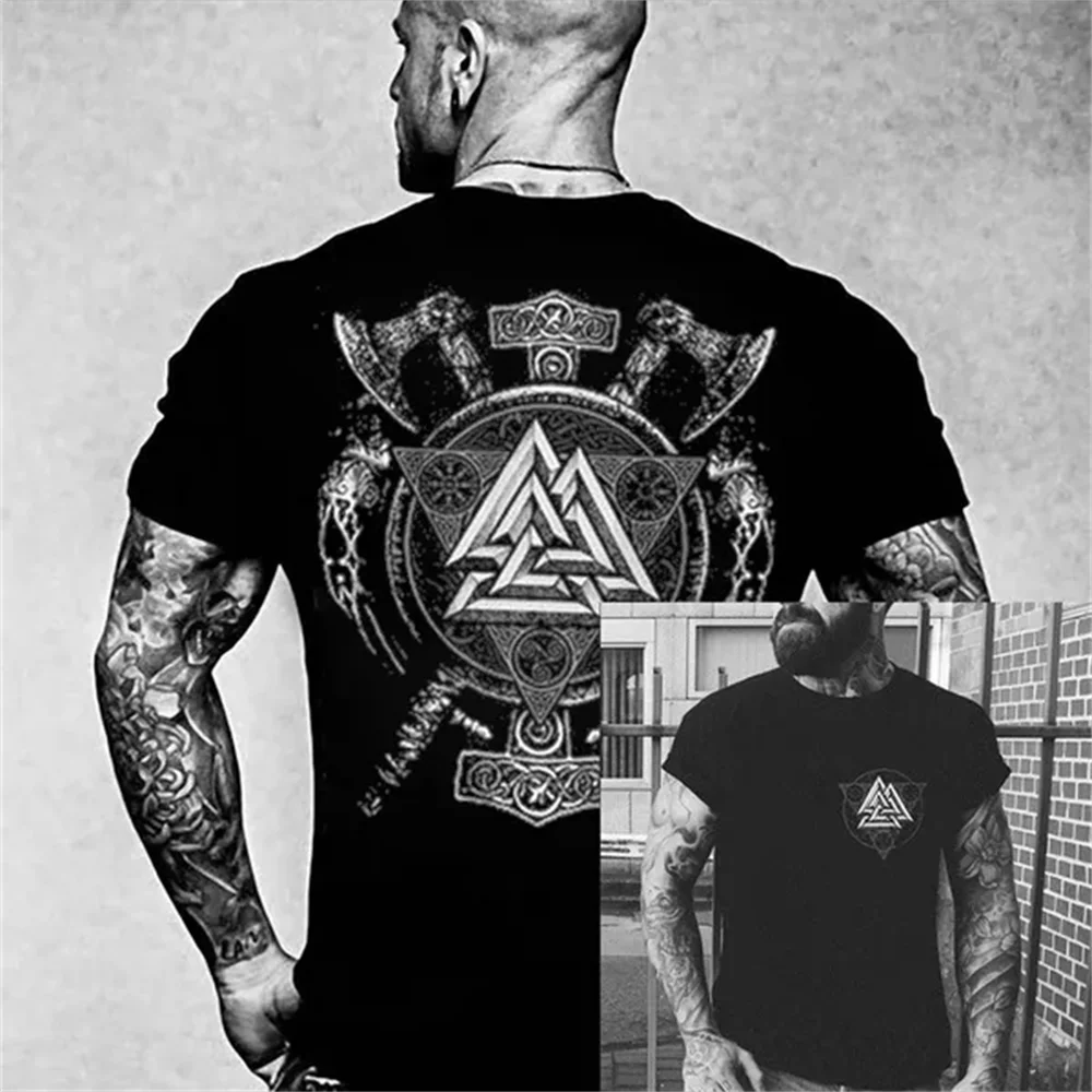 Vintage Mens Viking T-shirt 3D Printing Short Sleeve Tops Street Everyday Male T-shirts Oversized Tee Shirt Men Clothing
Vintage Mens Viking T-shirt 3D Printing Short Sleeve Tops Street Everyday Male T-shirts Oversized Tee Shirt Men Clothing