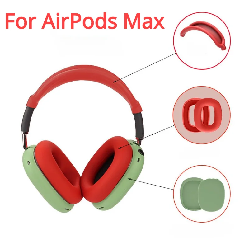 Replacement Silicone Ear Pads Cushion Cover For AirPods Max Headphone Headsets EarPads Earmuff Protective Case Sleeve
Replacement Silicone Ear Pads Cushion Cover For AirPods Max Headphone Headsets EarPads Earmuff Protective Case Sleeve