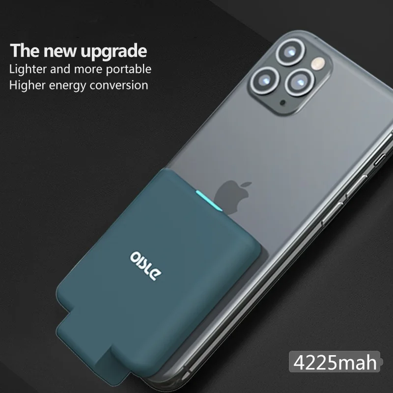 OISLE 4225mah mini portable mobile power bank for iphone X 11 12 battery case for Samsung S10/S9/s20 FOR Huawei p30/P20 PRO/P40
OISLE 4225mah mini portable mobile power bank for iphone X 11 12 battery case for Samsung S10/S9/s20 FOR Huawei p30/P20 PRO/P40