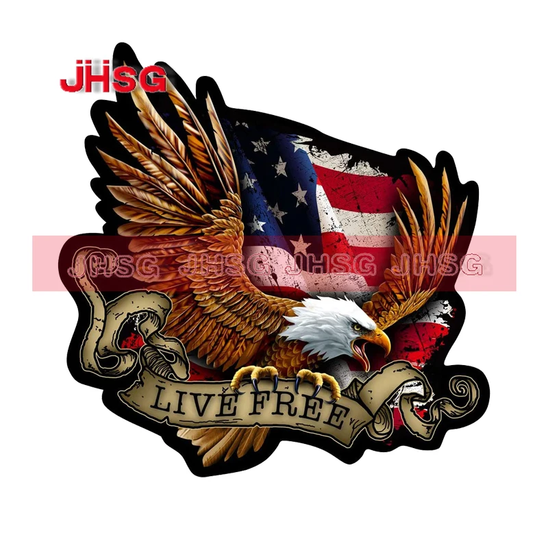 JHSG Car Stickers Funny American Flag Bald Eagle Creative Personality Stickers Can Be Customized
JHSG Car Stickers Funny American Flag Bald Eagle Creative Personality Stickers Can Be Customized