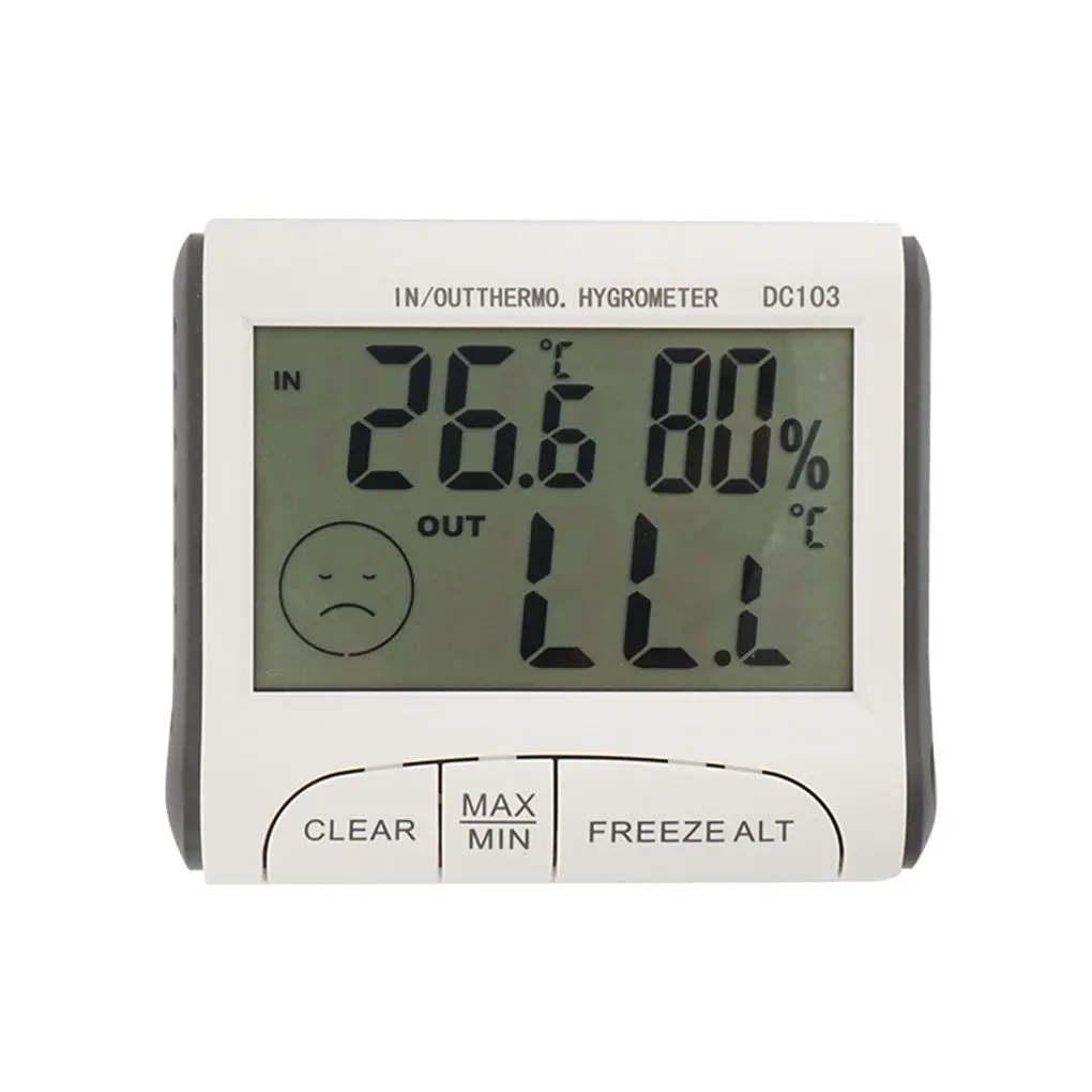 Digital Hygrometer LCD Display Accurate Thermometer Humidity Temperature Meter for Outdoor Indoor
Digital Hygrometer LCD Display Accurate Thermometer Humidity Temperature Meter for Outdoor Indoor
