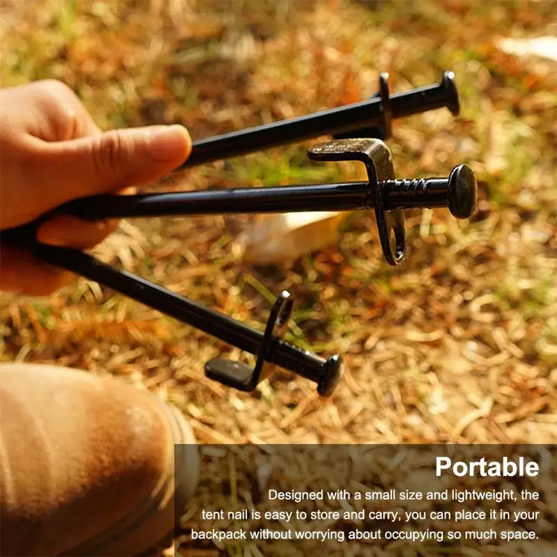 4Pcs Tent Pegs Portable Outdoor Stainless Steel Canopy Stakes Hiking Sharpened Tip Round Hole Floor Pins Accessories
4Pcs Tent Pegs Portable Outdoor Stainless Steel Canopy Stakes Hiking Sharpened Tip Round Hole Floor Pins Accessories