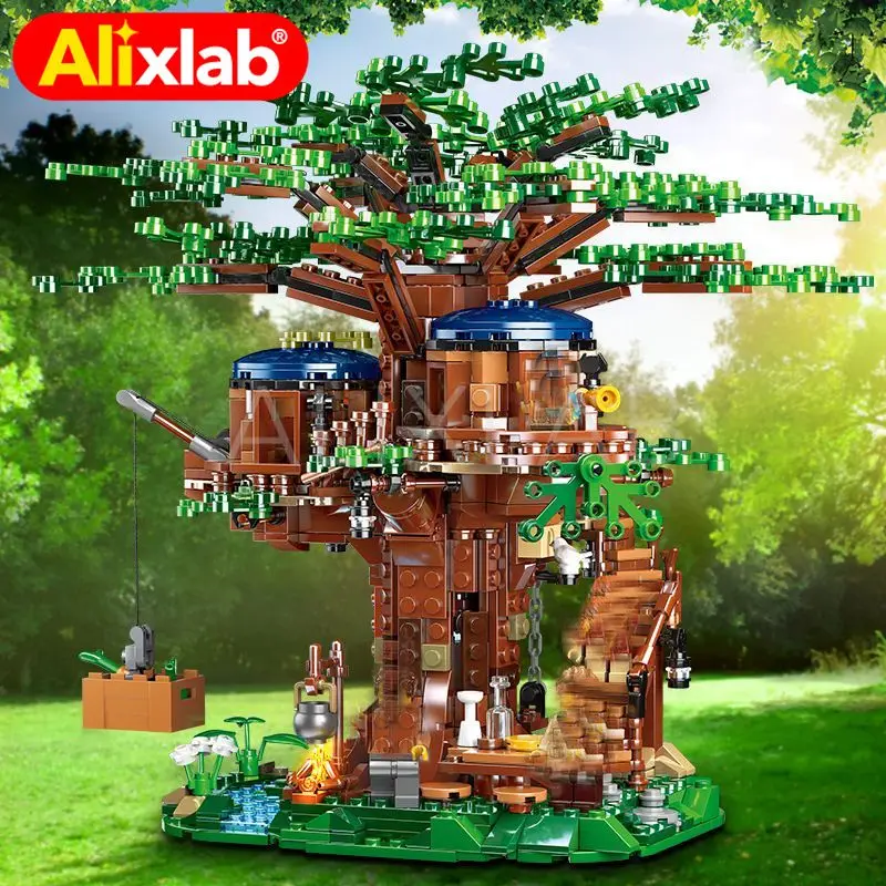 Новинка 2020, строительные блоки MOC Tree House Time The Room, креативные строительные блоки, города, улица, игрушки для детей, подарки на Рождество
Новинка 2020, строительные блоки MOC Tree House Time The Room, креативные строительные блоки, города, улица, игрушки для детей, подарки на Рождество