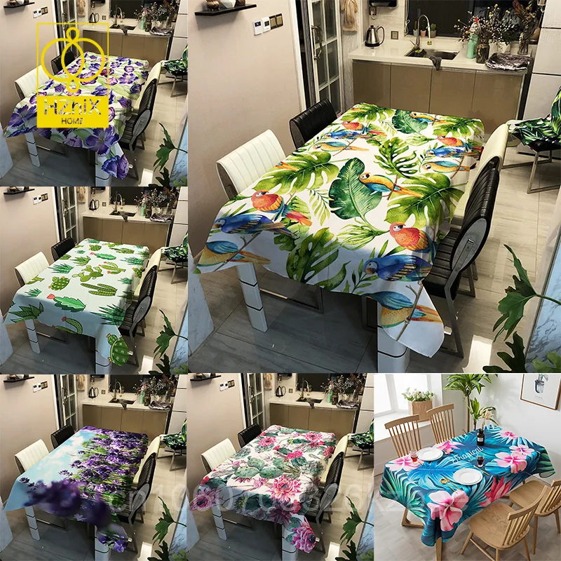 Rural Style Flowers Tree Tropical Greenery Palm Leaf Cactus Flower Tablecloth Rectangular Table Cover Cloth Waterproof Linen
Rural Style Flowers Tree Tropical Greenery Palm Leaf Cactus Flower Tablecloth Rectangular Table Cover Cloth Waterproof Linen