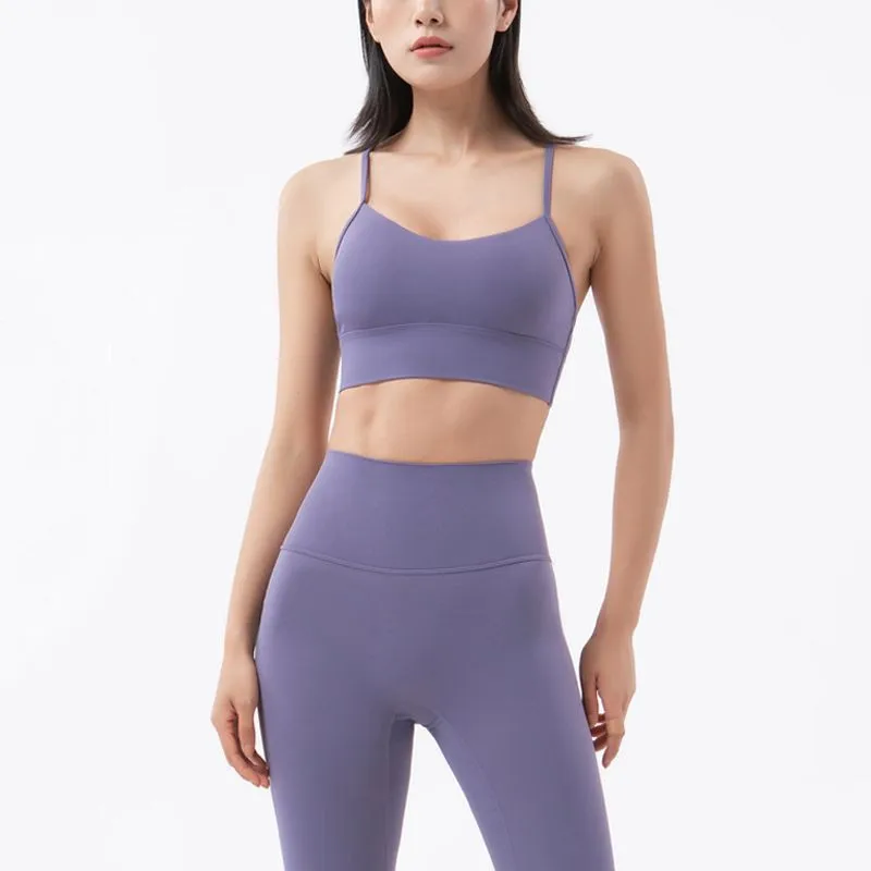 Fashion European And American Style Vest Style Nude Small Sling Yoga Bra, Nude Fitness Sexy Beautiful Back Sports Underwear
Fashion European And American Style Vest Style Nude Small Sling Yoga Bra, Nude Fitness Sexy Beautiful Back Sports Underwear