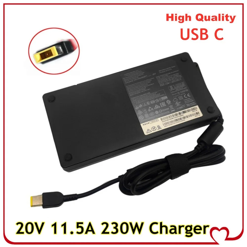20V 11.5A USB 230W AC Laptop Adapter for Lenovo Legion Y740 Y920 Y540 P70 P71 P72 P73 Y7000 Y7000P Y9000K A940 Charger 00HM626
20V 11.5A USB 230W AC Laptop Adapter for Lenovo Legion Y740 Y920 Y540 P70 P71 P72 P73 Y7000 Y7000P Y9000K A940 Charger 00HM626